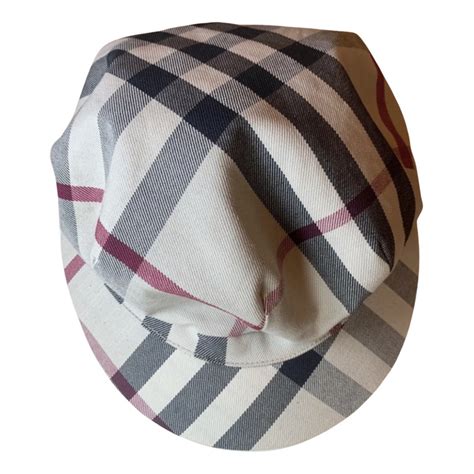 burberry beige plaid style beret|Burberry her fragrance.